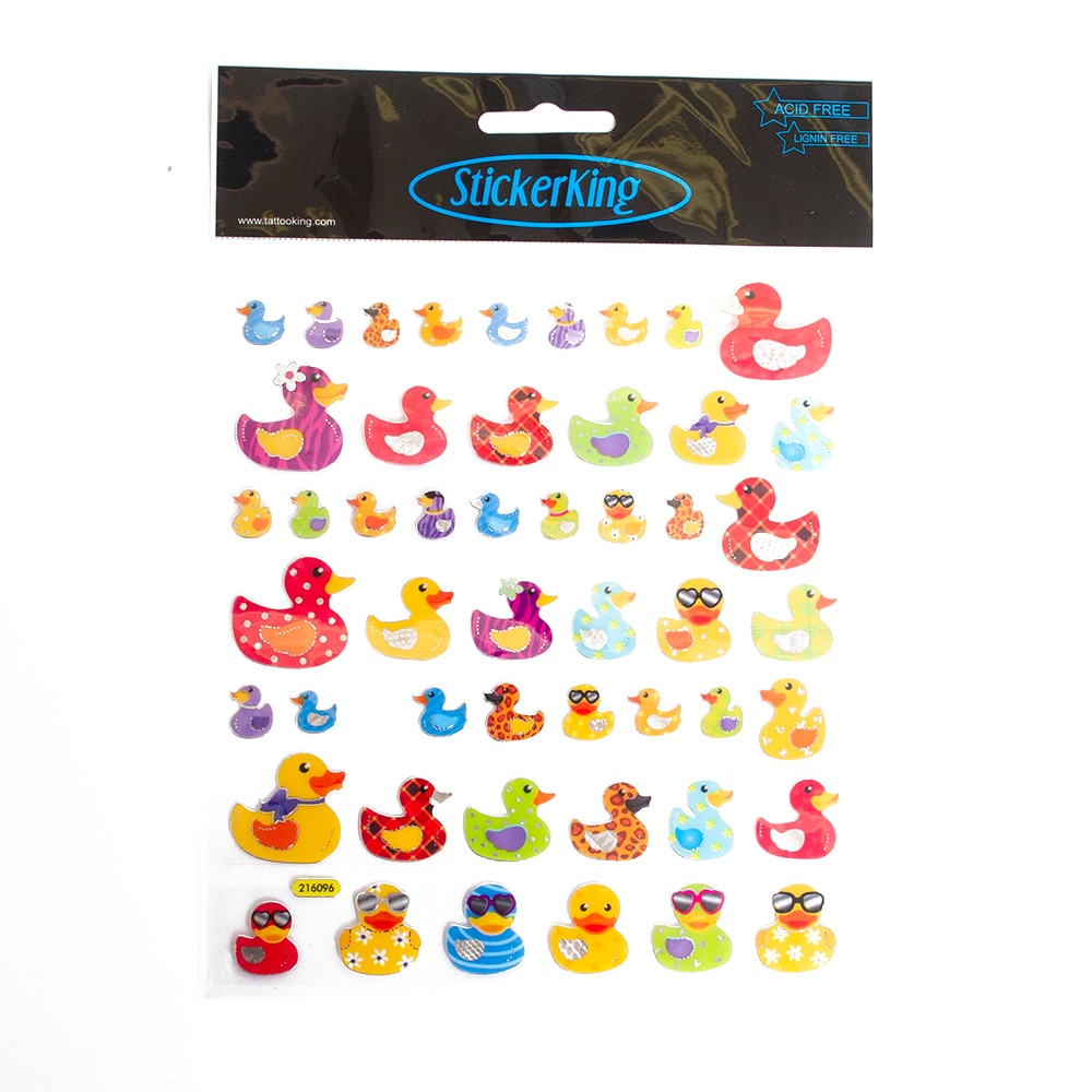 Go Ducks, Yellow, Stickers, Art & School, Sticker King, Go Ducks!, Multicolor, 1202